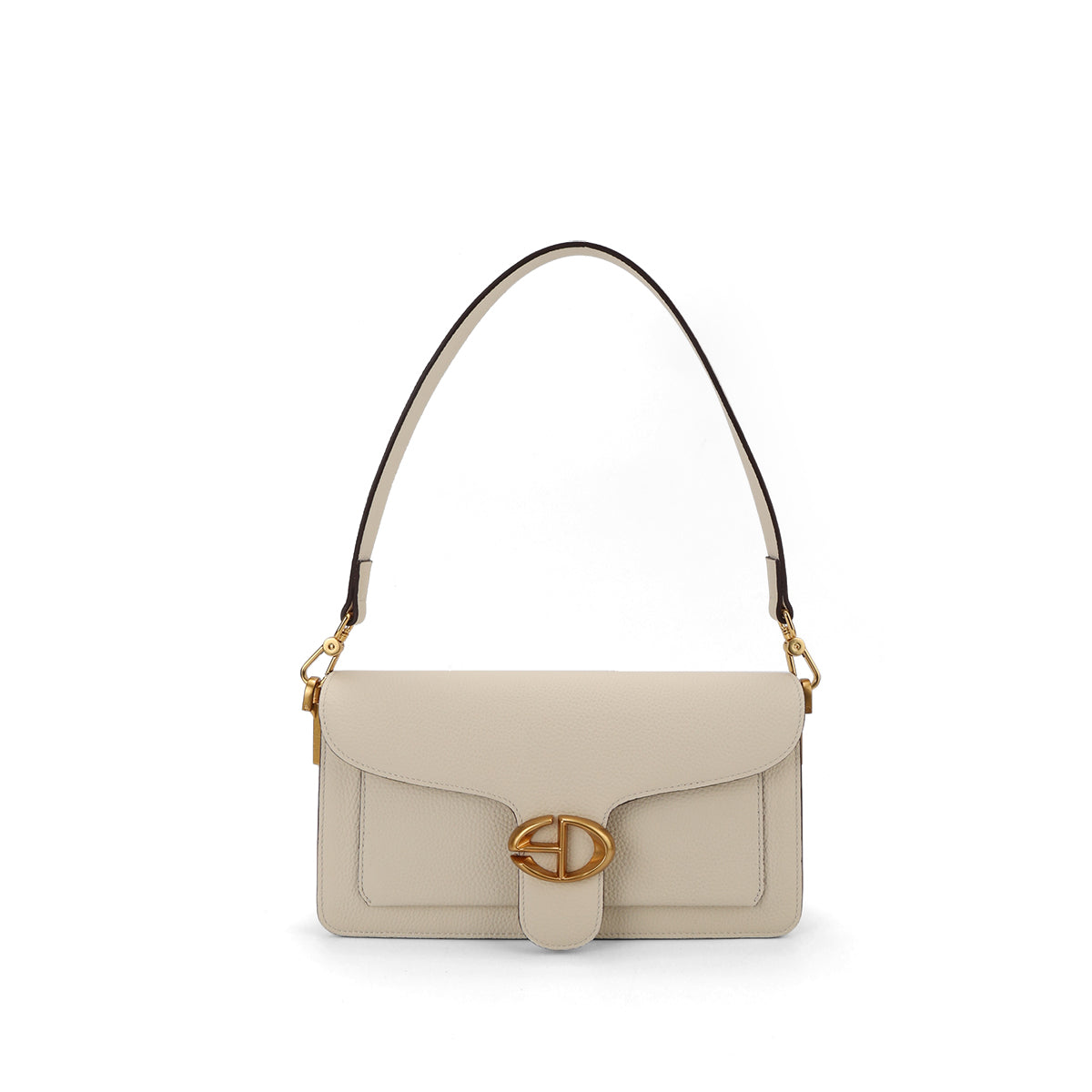 Classic and all-match baguette bag, a single-shoulder crossbody bag for ladies.