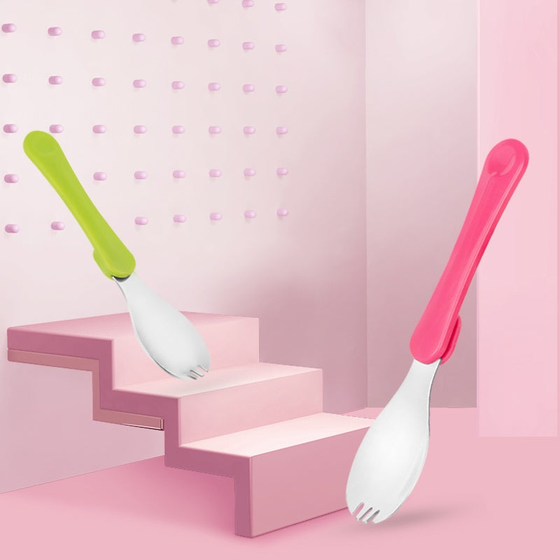 Children's stainless steel folding spoon H41-121
