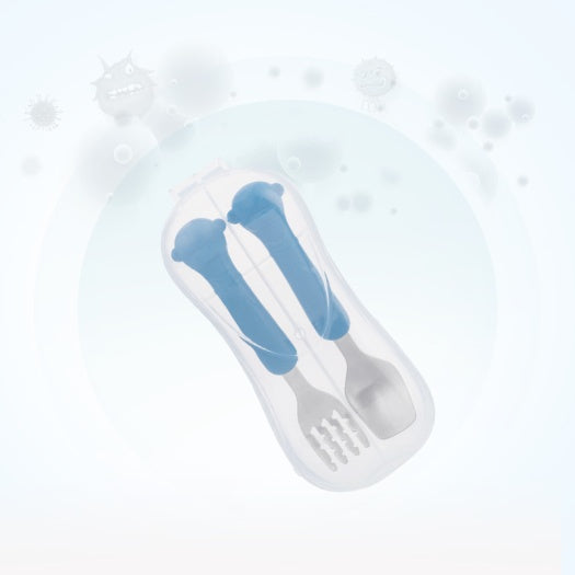 Cartoon stainless steel fork spoon H41-176