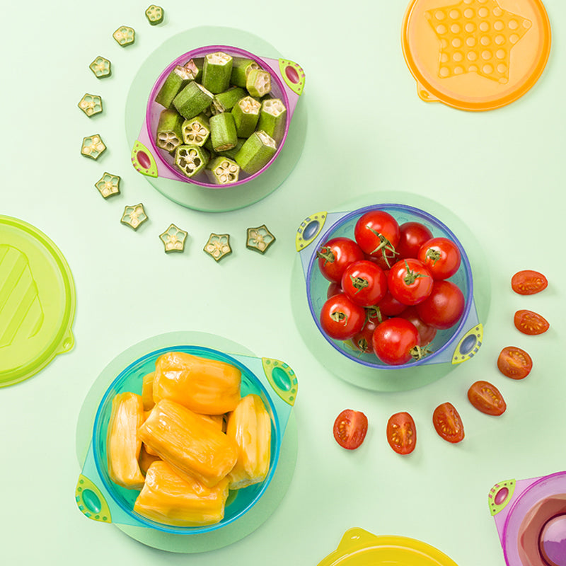 Colorful suction cup bowl H41-015