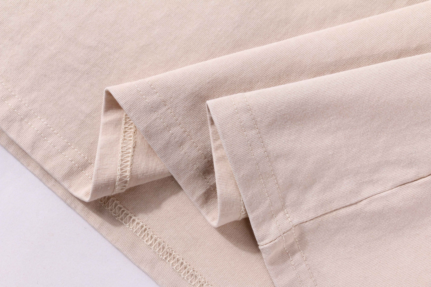 240g Washed Craft Short Sleeve Basic Blank T-shirts/sweatshirts for printing