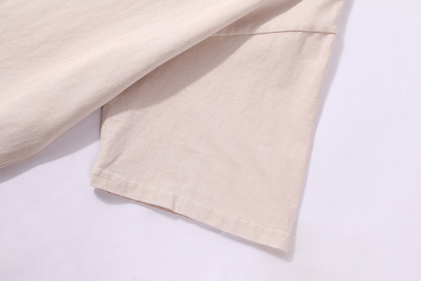 240g Washed Craft Short Sleeve Basic Blank T-shirts/sweatshirts for printing