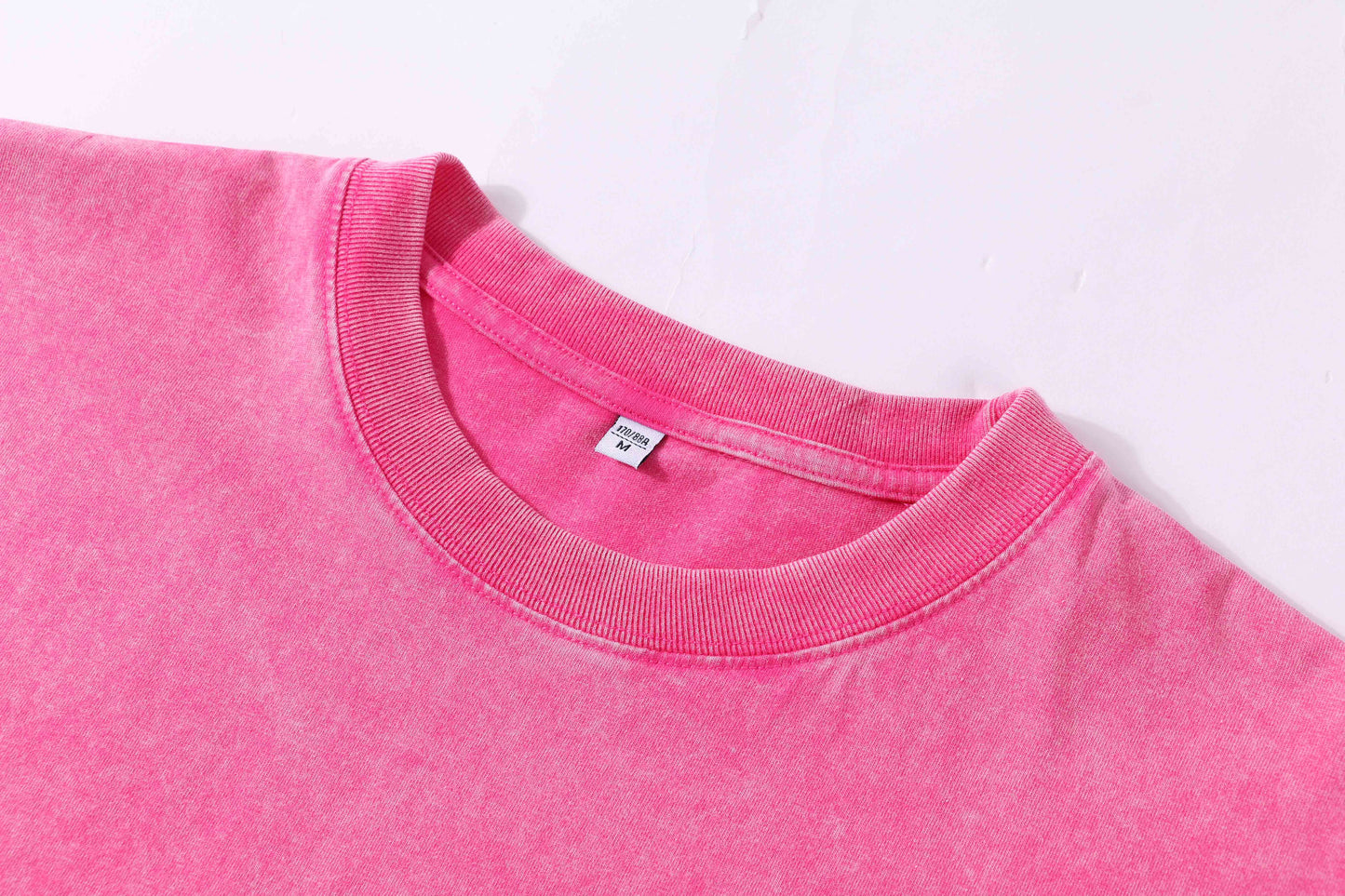 240g Washed Craft Short Sleeve Basic Blank T-shirts/sweatshirts for printing