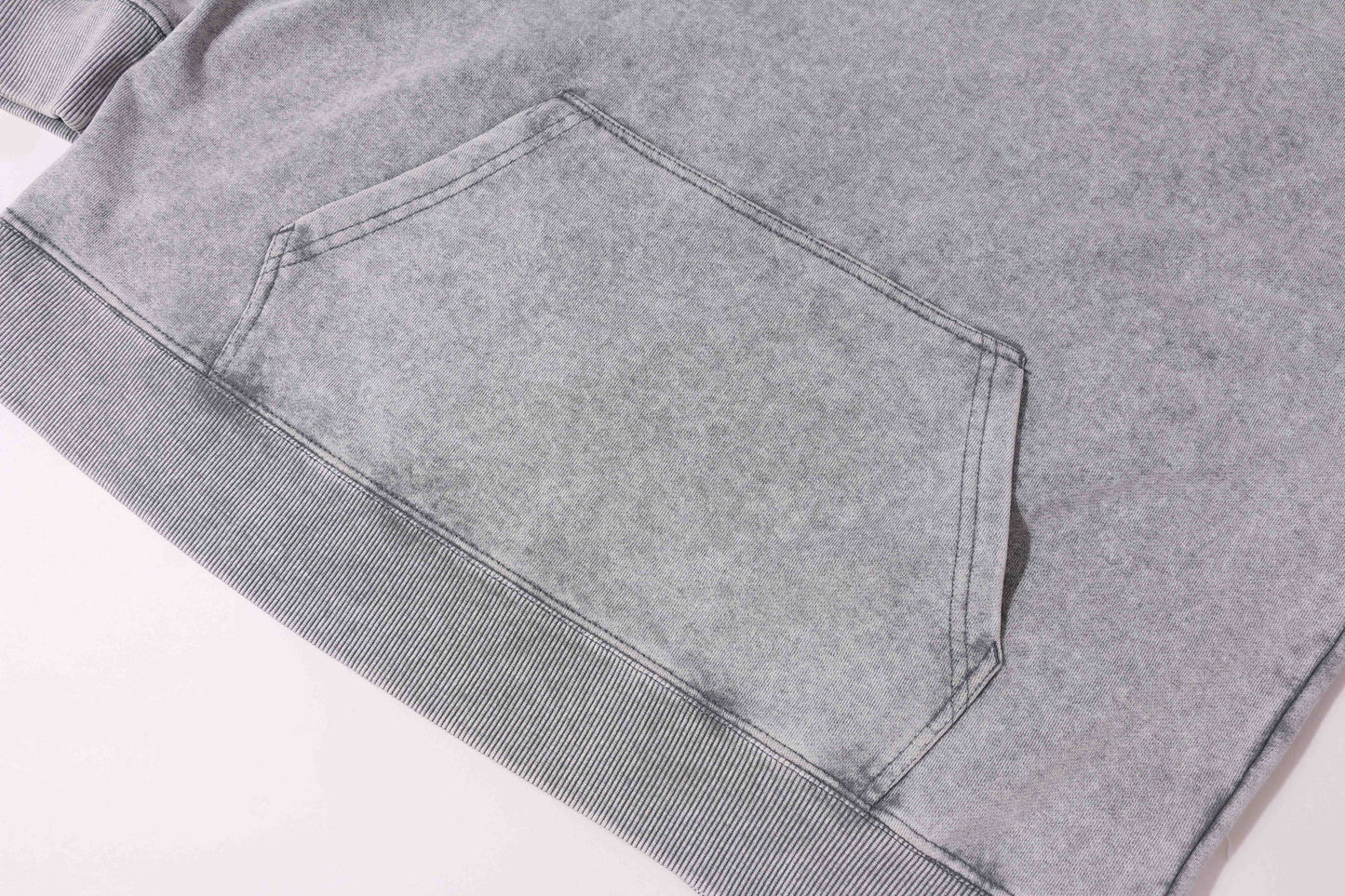 400G Heavyweight Washed Fleece Hoodie / Blank Hoodie for printing