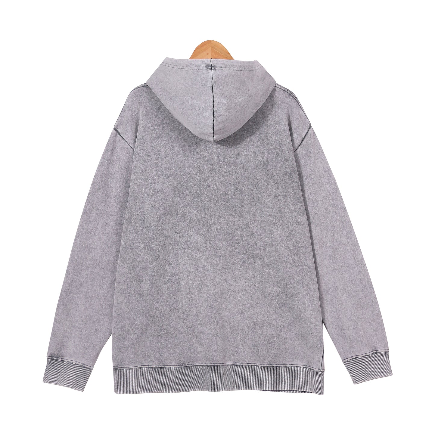 400G Heavyweight Washed Fleece Hoodie / Blank Hoodie for printing