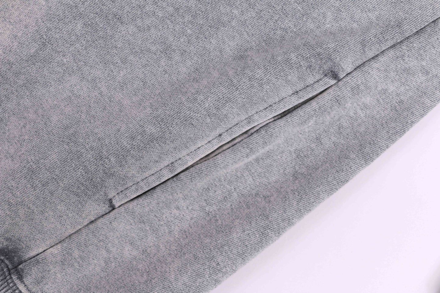400G Heavyweight Washed Fleece Crewneck Sweatshirt (with Side Pockets) / Blank Hoodie for printing