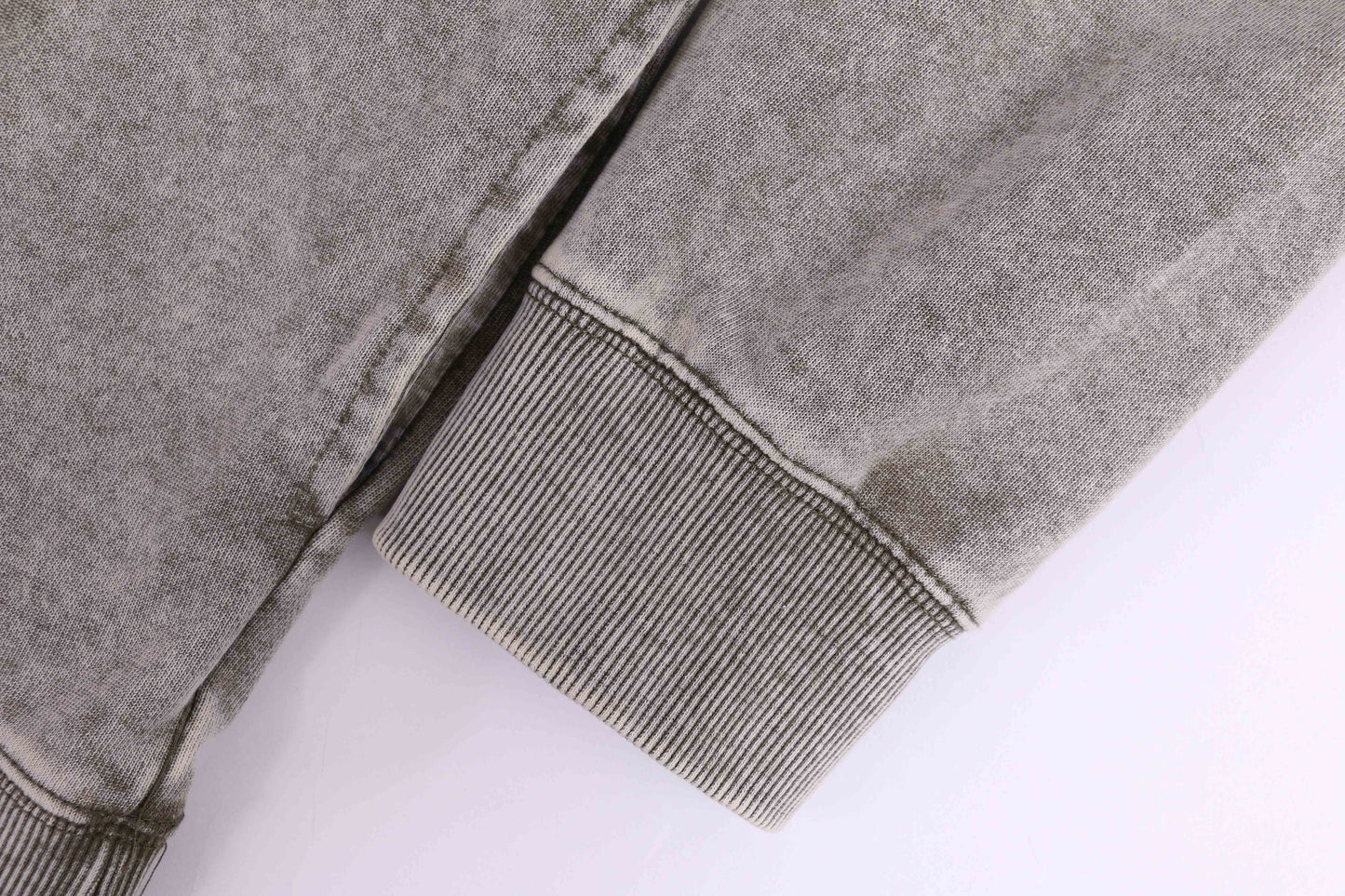 400G Heavyweight Washed Fleece Crewneck Sweatshirt (with Side Pockets) / Blank Hoodie for printing