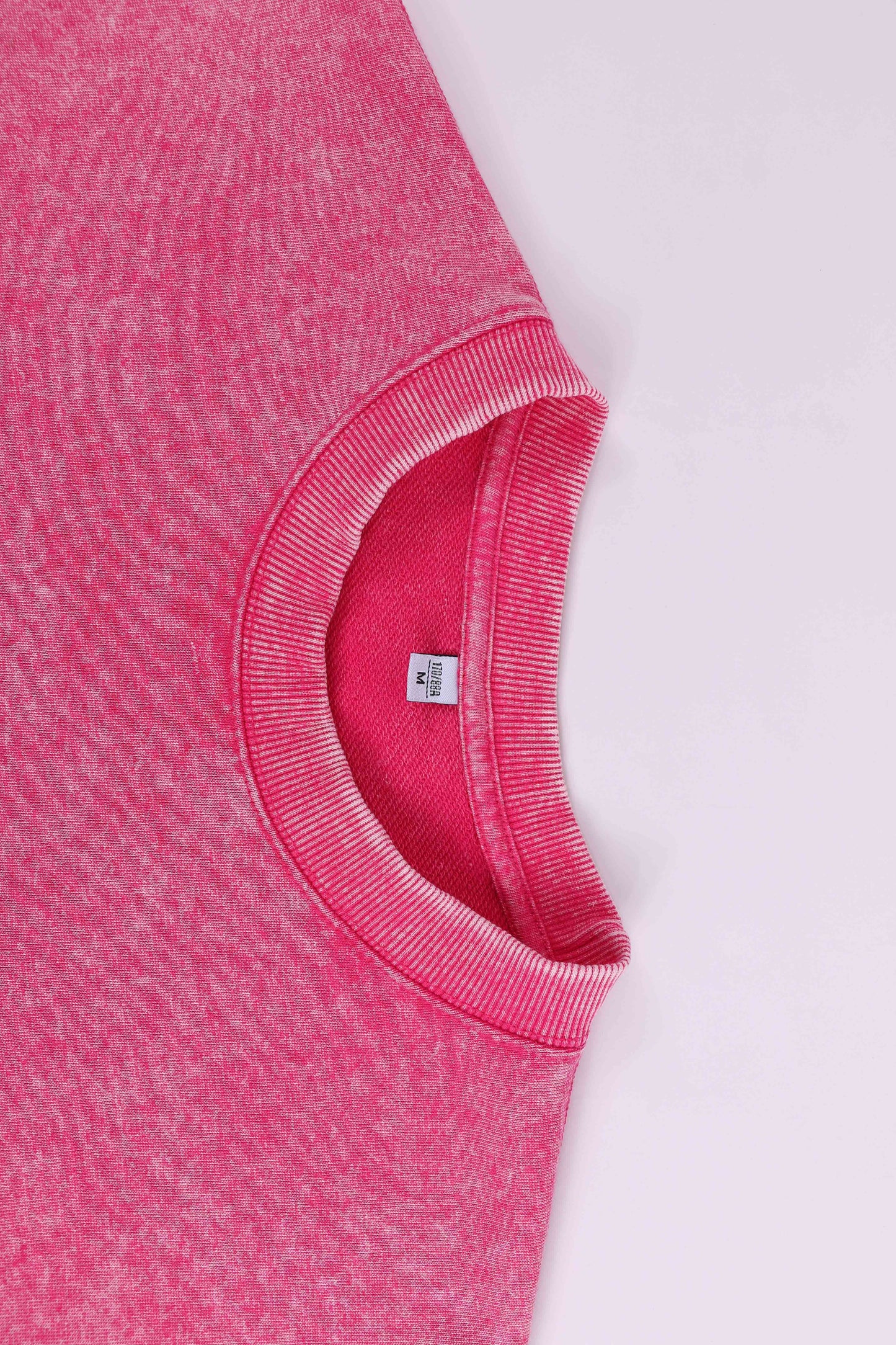 400G Heavyweight Washed Fleece Crewneck Sweatshirt (with Side Pockets) / Blank Hoodie for printing