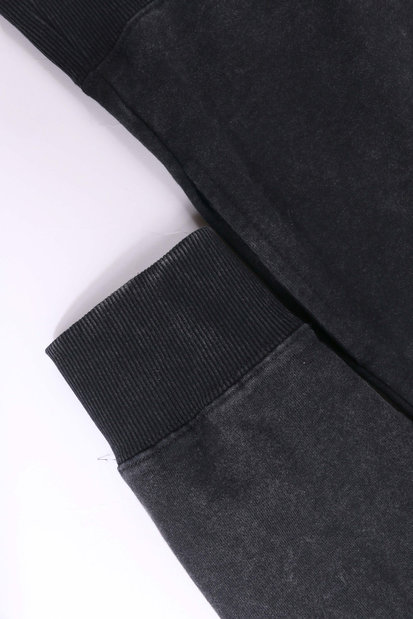 400G Heavyweight Washed Fleece Crewneck Sweatshirt (with Side Pockets) / Blank Hoodie for printing