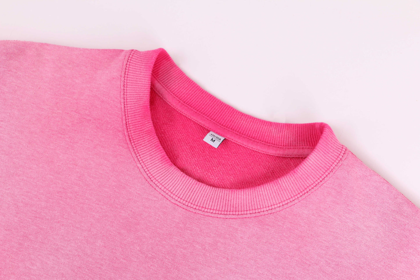 400G Heavyweight Washed Fleece Gradient Crewneck Sweatshirt / Blank Hoodie for printing