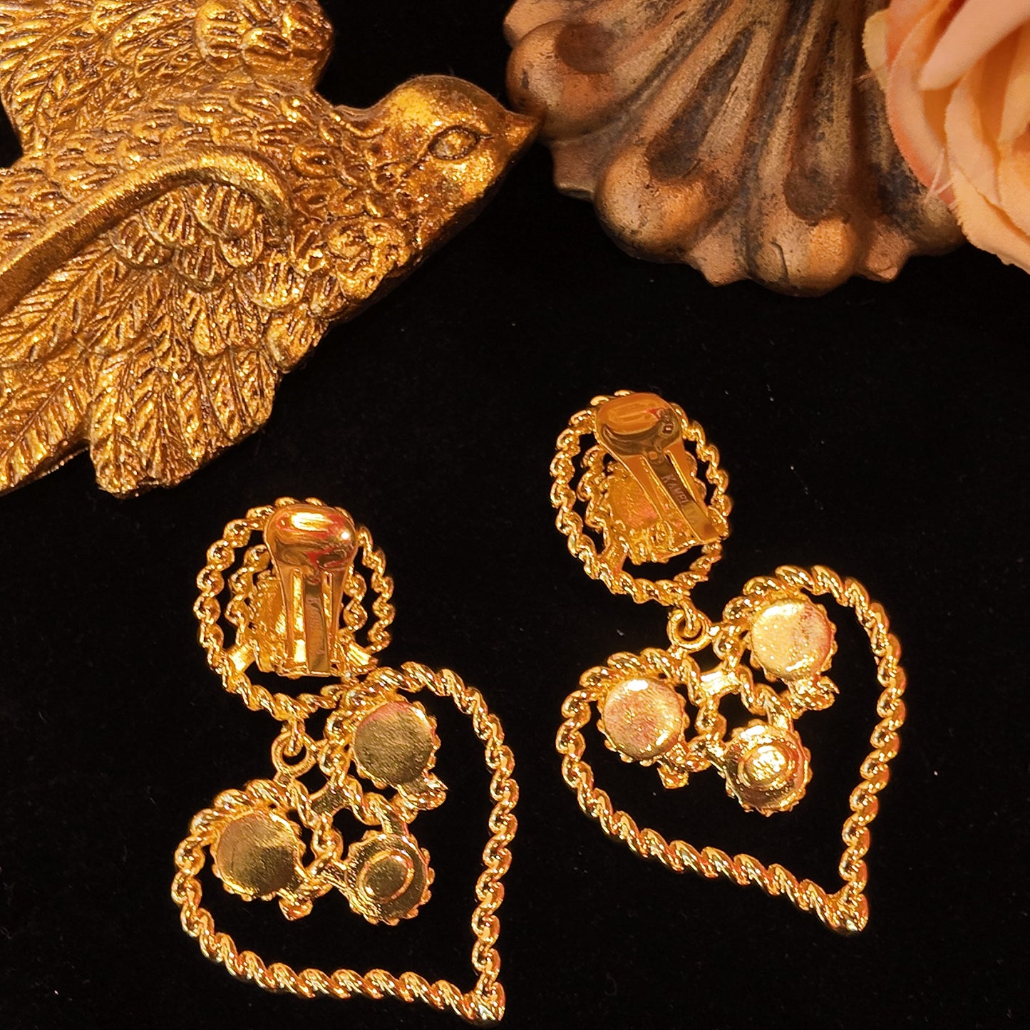 Love glass shoulder ear clip JA001