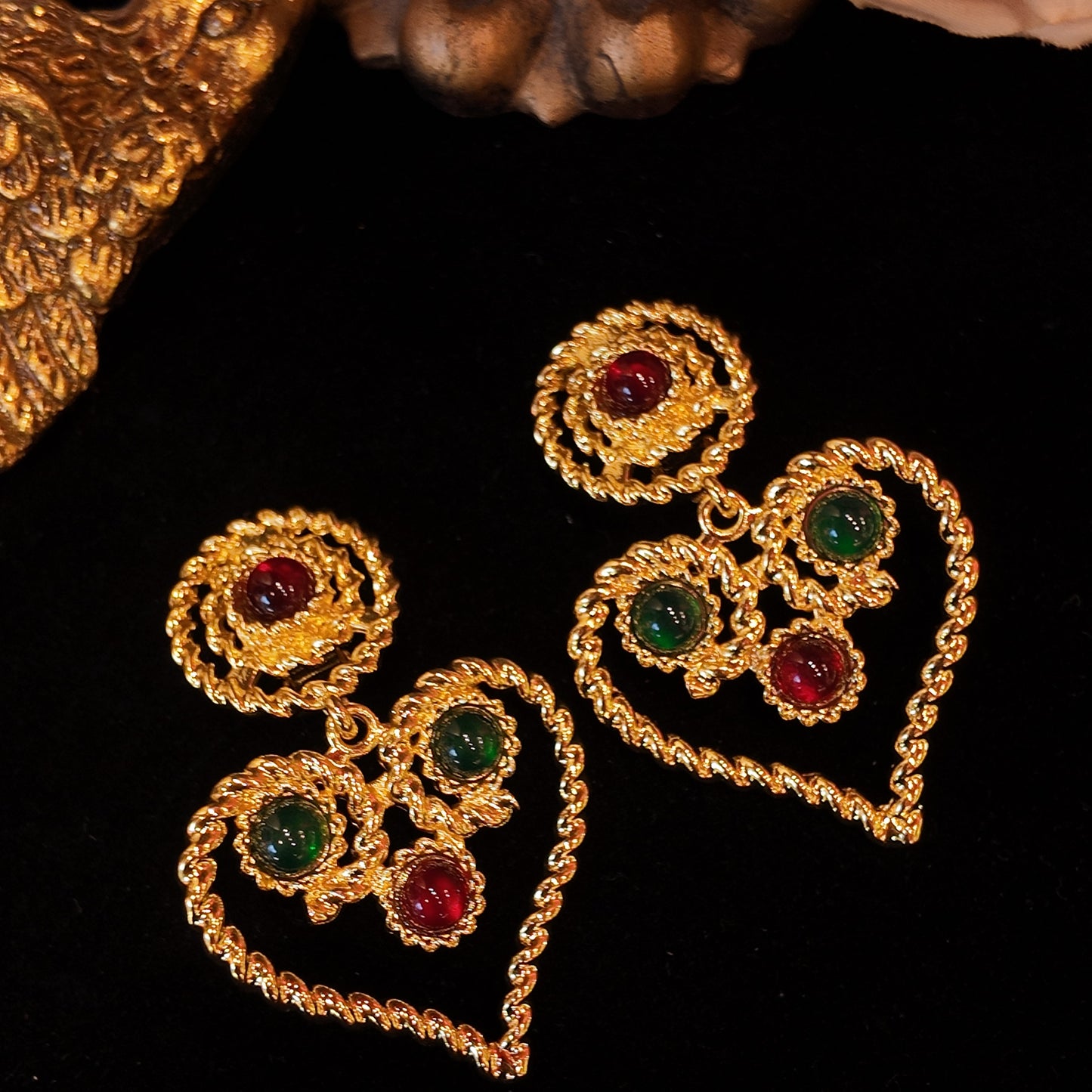 Love glass shoulder ear clip JA001