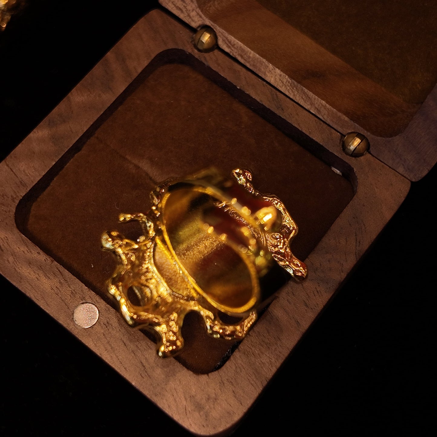 Retro King Blue Ring JA022