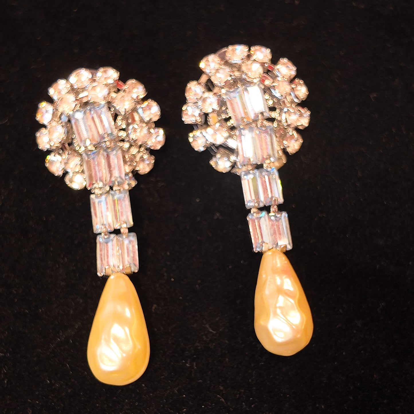 Barak Pearl Necklace Stud Earrings suit JA040