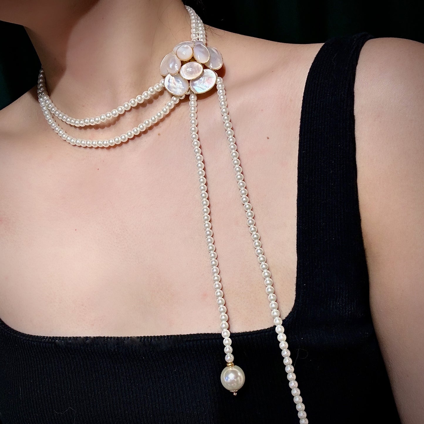 Long bead chain JA043