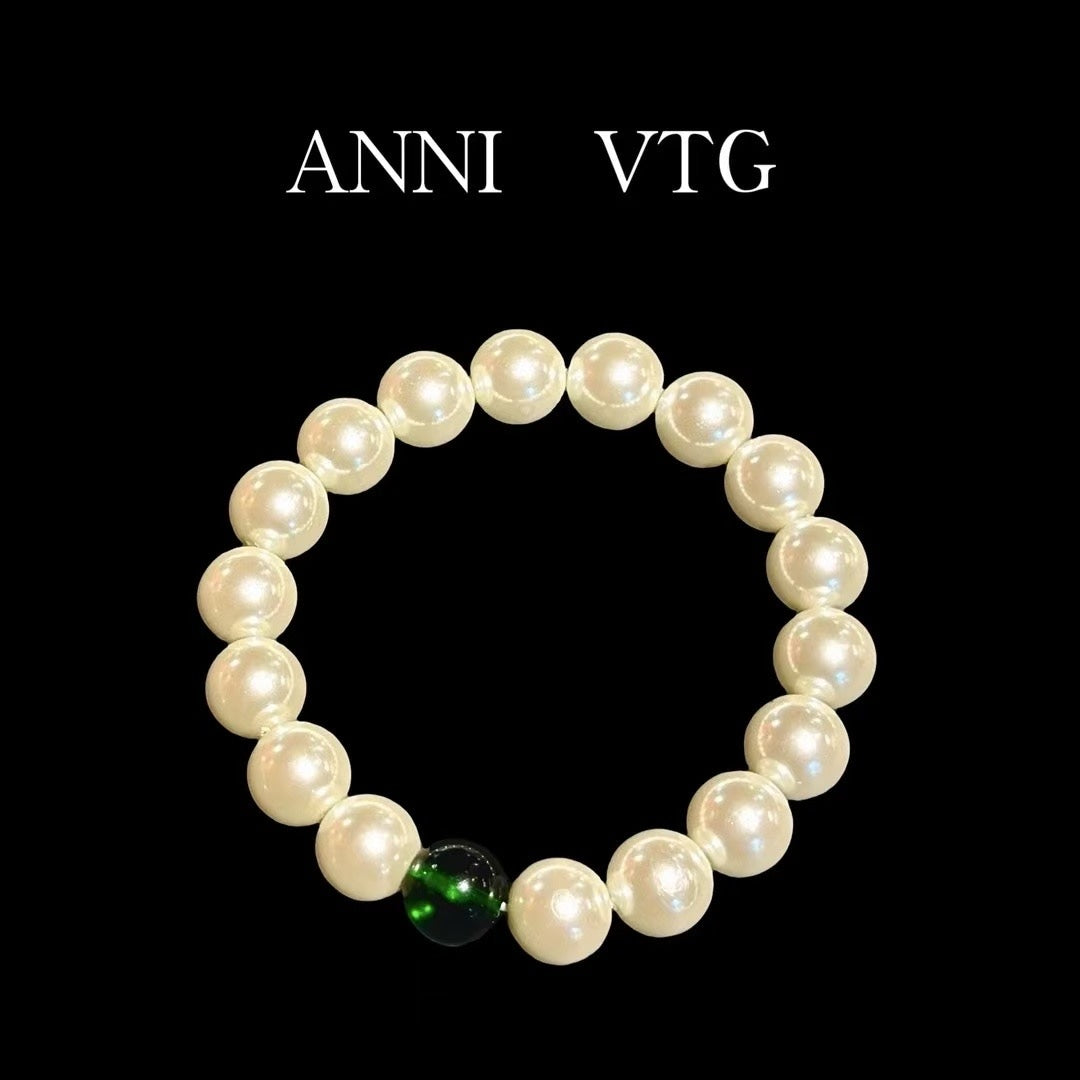 Green Pearl Bracelet JA044