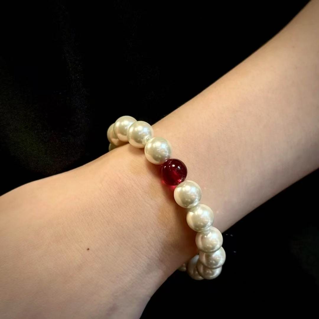 Red Pearl Bracelet JA045