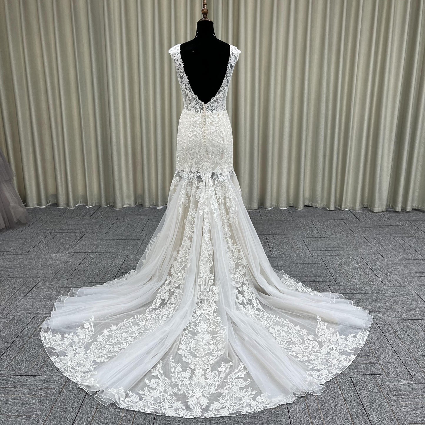 Bespoke Wedding Dress AA005(requires customization)