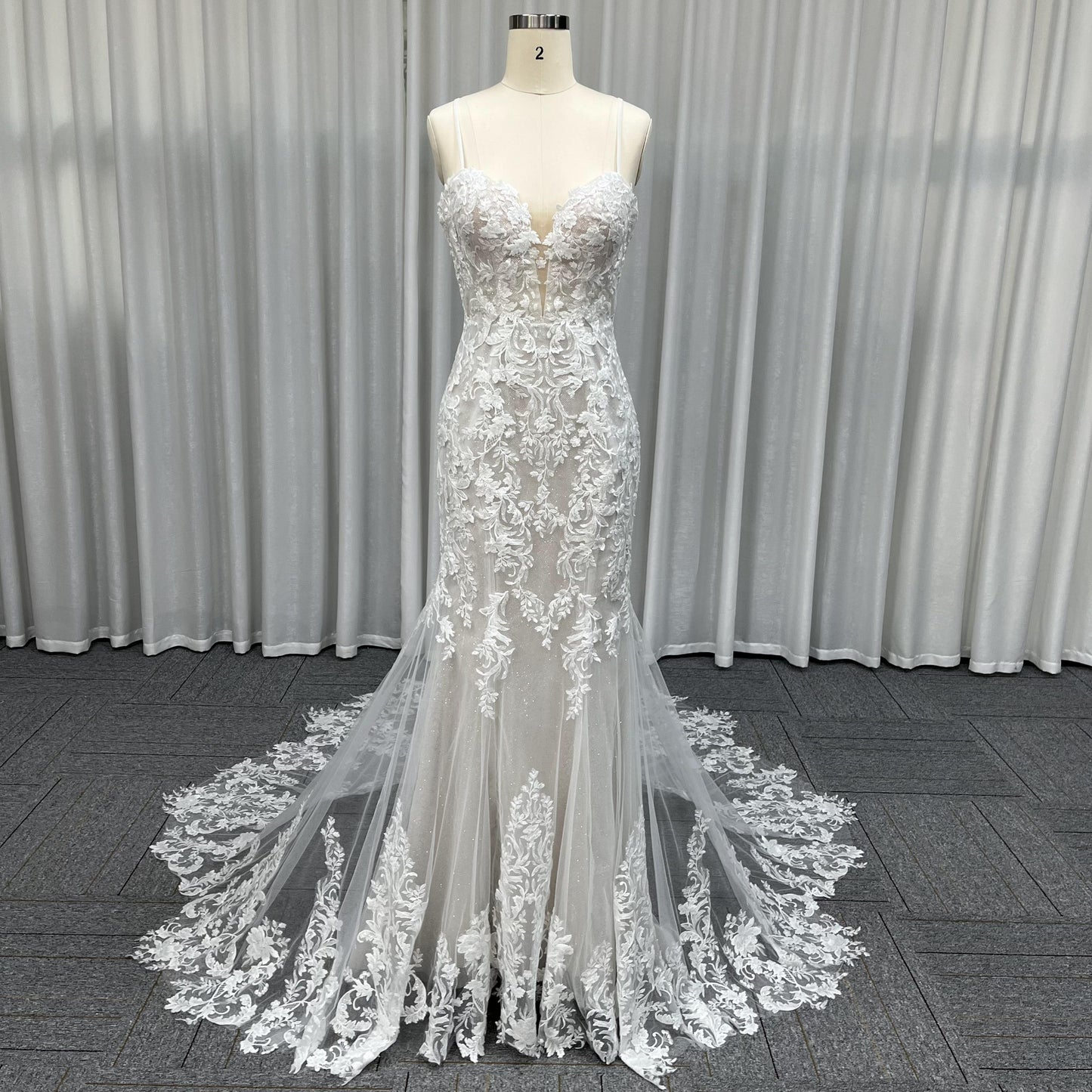Bespoke Wedding Dress MN009(requires customization)
