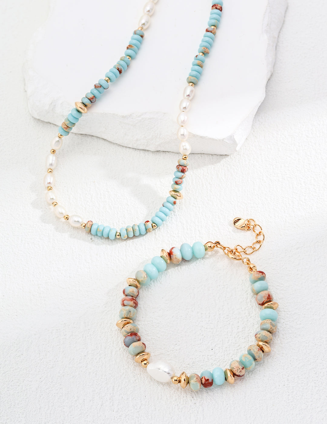Shoushan stone necklaceD0544-2