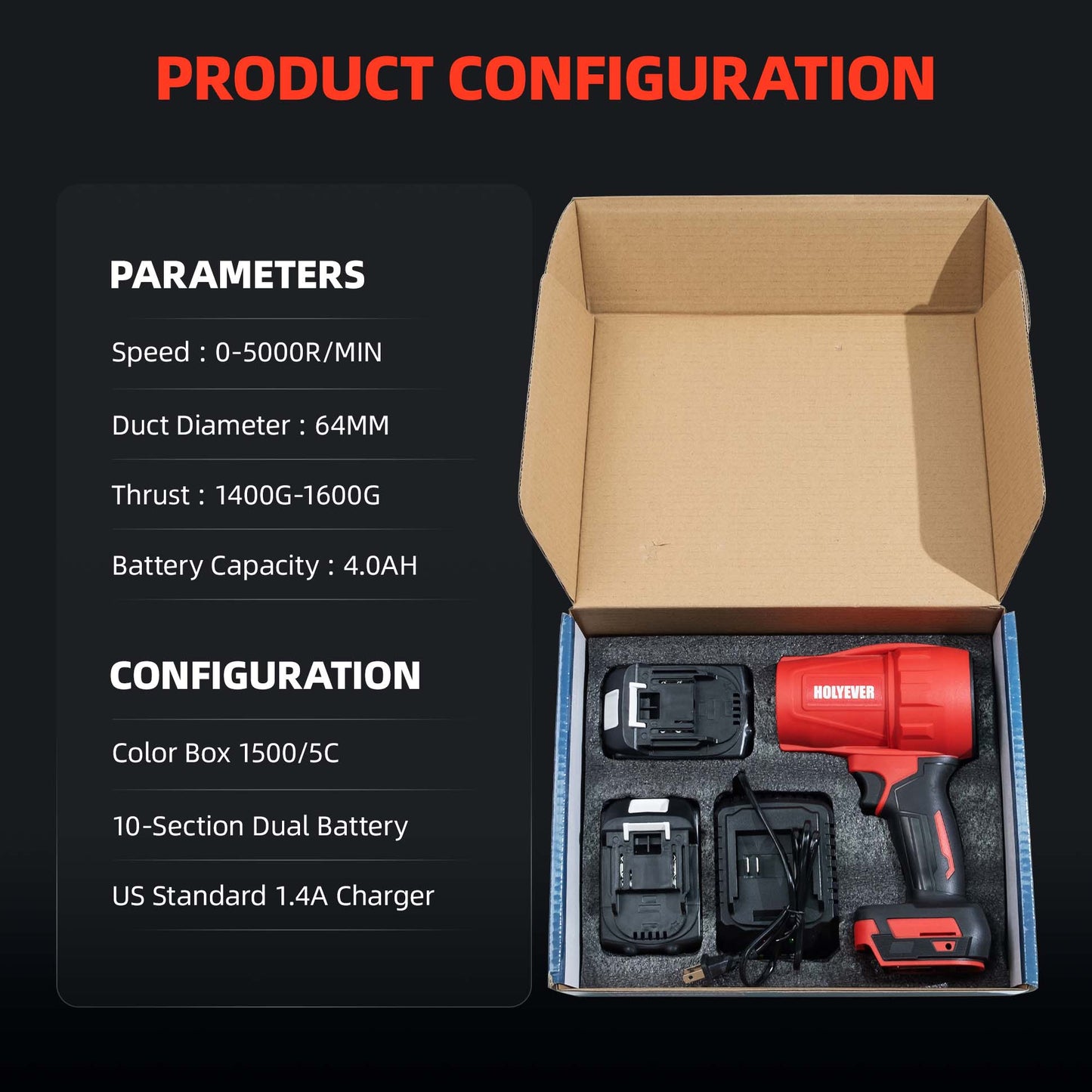 Holyever Cordless Turbo Jet Blowers, Leaf Blowers, Brushless Motors, Drying After Car Wash, Handheld Snow Blowers, Powerful Air Dusters.