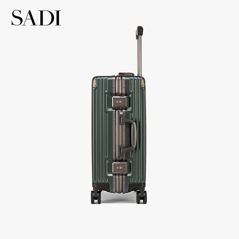 PC aluminum frame silent universal wheel trolley case