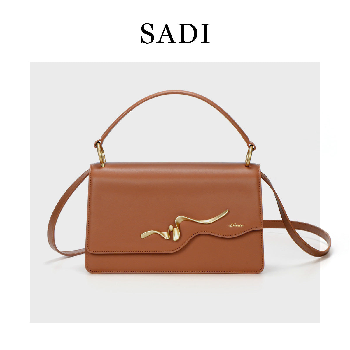 حقيبة كتف وحقيبة كروس بودي نسائية أنيقة وكلاسيكية من سلسلة SADI Blending 