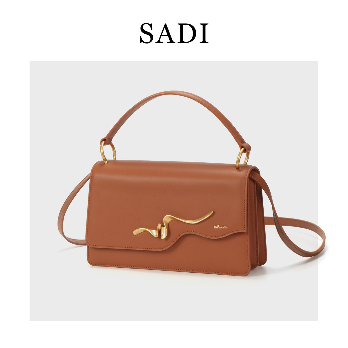 حقيبة كتف وحقيبة كروس بودي نسائية أنيقة وكلاسيكية من سلسلة SADI Blending 