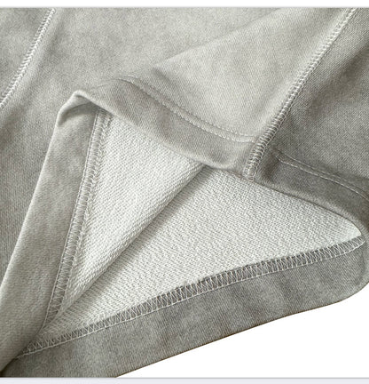 2024 Summer American White Grey Dirty Wide Leg Pants High Street Design Sense Old Joker Men SHW-410