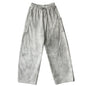 2024 Summer American White Grey Dirty Wide Leg Pants High Street Design Sense Old Joker Men SHW-410