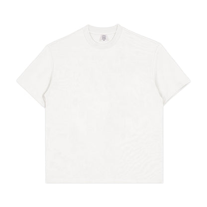 RFSD Men's 2025 Spring and Summer 305G Heavy T-shirt Men's American Pure Cotton Tide Brand Solid Color Short Sleeve Teenager T-shirt SH-682