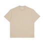 RFSD Men's 2025 Spring and Summer 305G Heavy T-shirt Men's American Pure Cotton Tide Brand Solid Color Short Sleeve Teenager T-shirt SH-682