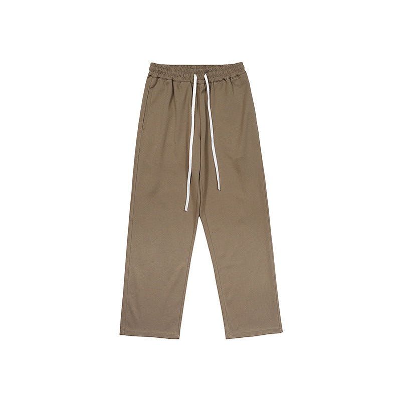 2023 Summer New Sports Leisure Draped Wide Leg Trousers Loose Lazy Wind Straight Trousers SHW-369