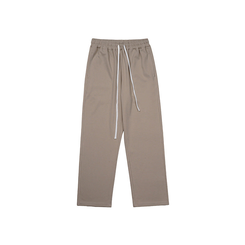2023 Summer New Sports Leisure Draped Wide Leg Trousers Loose Lazy Wind Straight Trousers SHW-369