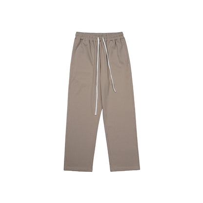 2023 Summer New Sports Leisure Draped Wide Leg Trousers Loose Lazy Wind Straight Trousers SHW-369