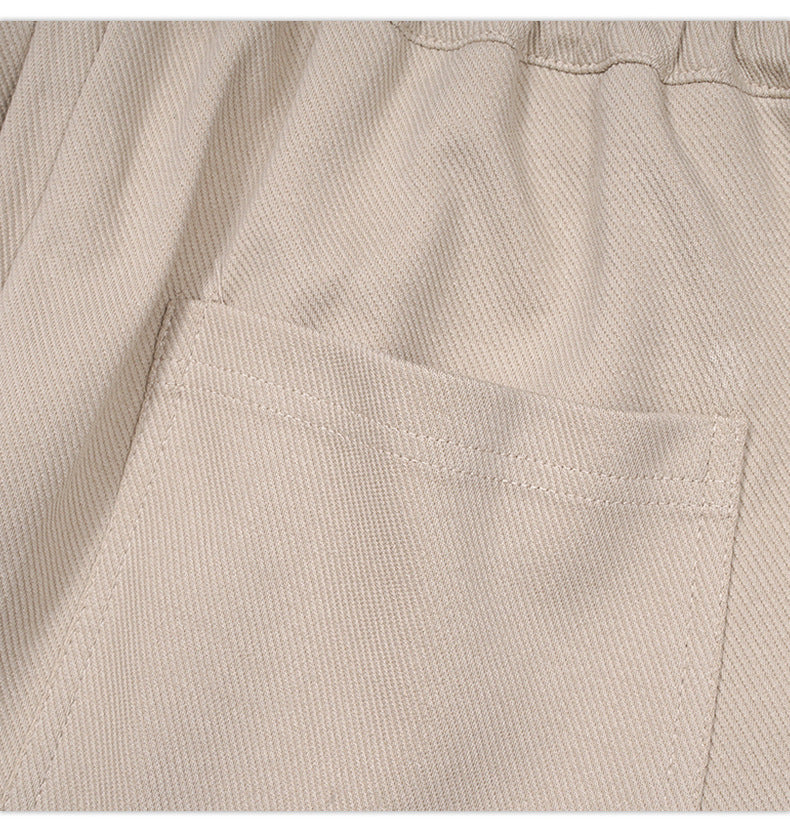 2023 Summer New Sports Leisure Draped Wide Leg Trousers Loose Lazy Wind Straight Trousers SHW-369