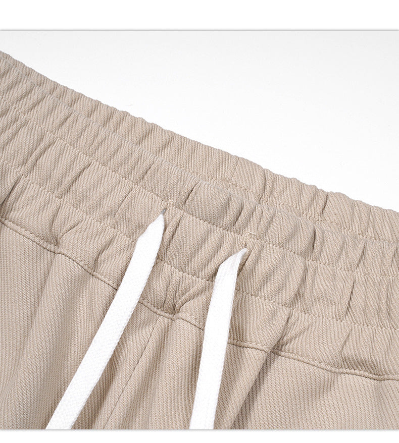 2023 Summer New Sports Leisure Draped Wide Leg Trousers Loose Lazy Wind Straight Trousers SHW-369