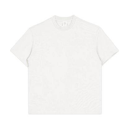 RFSD Men's 2025 Bajia Pure Cotton T-shirt Heavy Loose 425G Short Sleeve Men's T Summer Fashion Brand Short Sleeve T-shirt SH-683