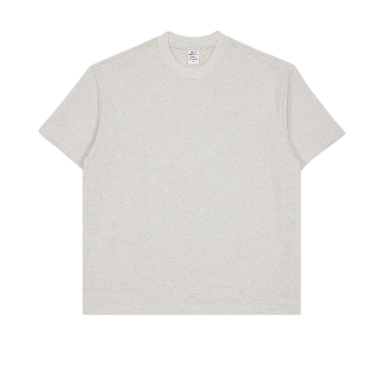 RFSD Men's 2025 Bajia Pure Cotton T-shirt Heavy Loose 425G Short Sleeve Men's T Summer Fashion Brand Short Sleeve T-shirt SH-683