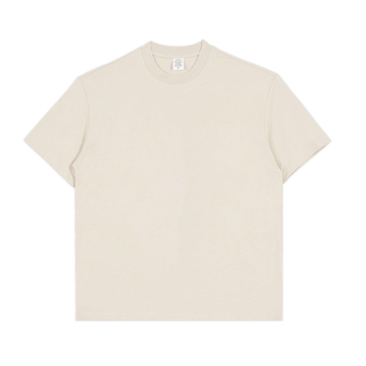 RFSD Men's 2025 Bajia Pure Cotton T-shirt Heavy Loose 425G Short Sleeve Men's T Summer Fashion Brand Short Sleeve T-shirt SH-683