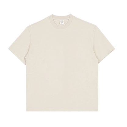 RFSD Men's 2025 Bajia Pure Cotton T-shirt Heavy Loose 425G Short Sleeve Men's T Summer Fashion Brand Short Sleeve T-shirt SH-683