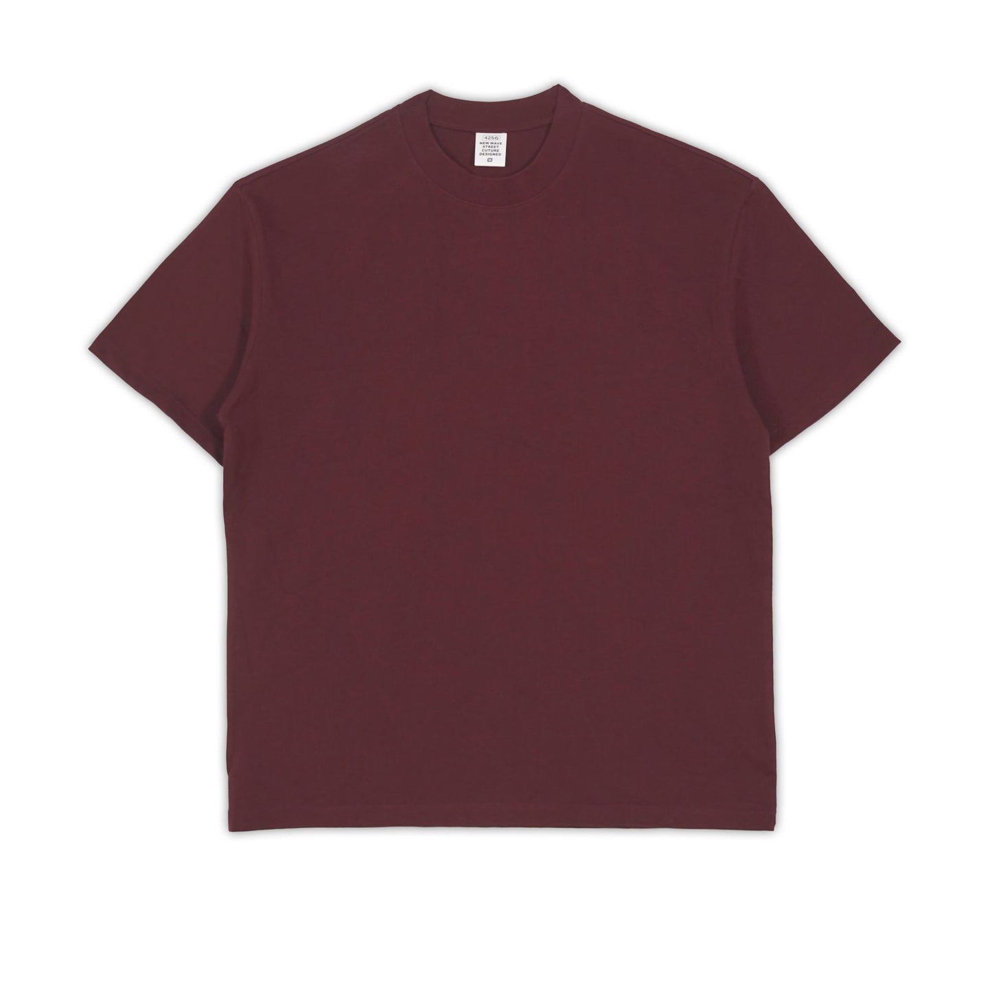RFSD Men's 2025 Bajia Pure Cotton T-shirt Heavy Loose 425G Short Sleeve Men's T Summer Fashion Brand Short Sleeve T-shirt SH-683