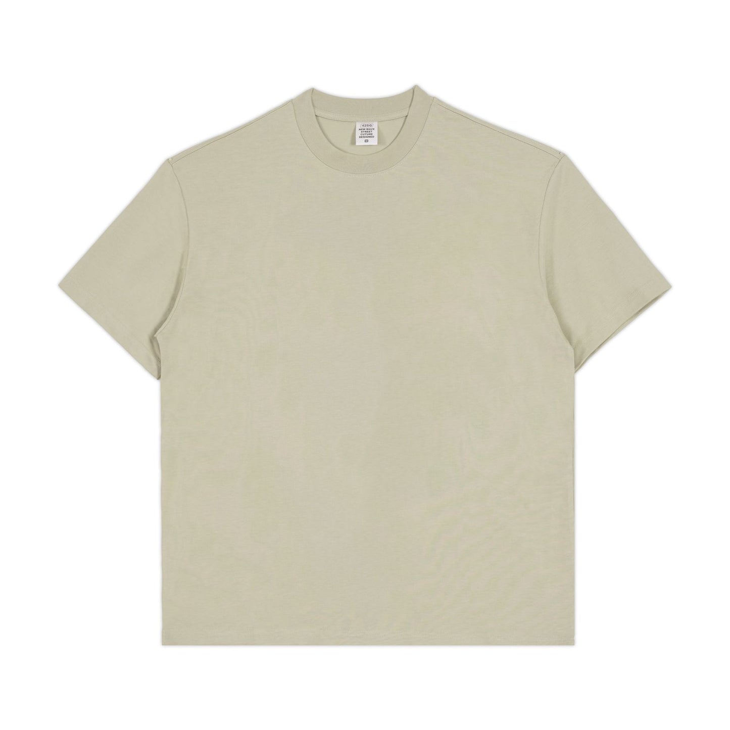 RFSD Men's 2025 Bajia Pure Cotton T-shirt Heavy Loose 425G Short Sleeve Men's T Summer Fashion Brand Short Sleeve T-shirt SH-683
