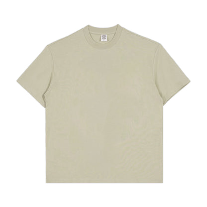 RFSD Men's 2025 Bajia Pure Cotton T-shirt Heavy Loose 425G Short Sleeve Men's T Summer Fashion Brand Short Sleeve T-shirt SH-683