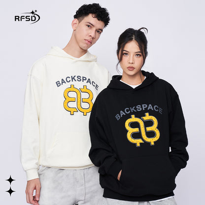 2024 Autumn And Winter Heavy 420G Thickened Embossed Hooded Wear Loose Casual Wear Men SHW-429