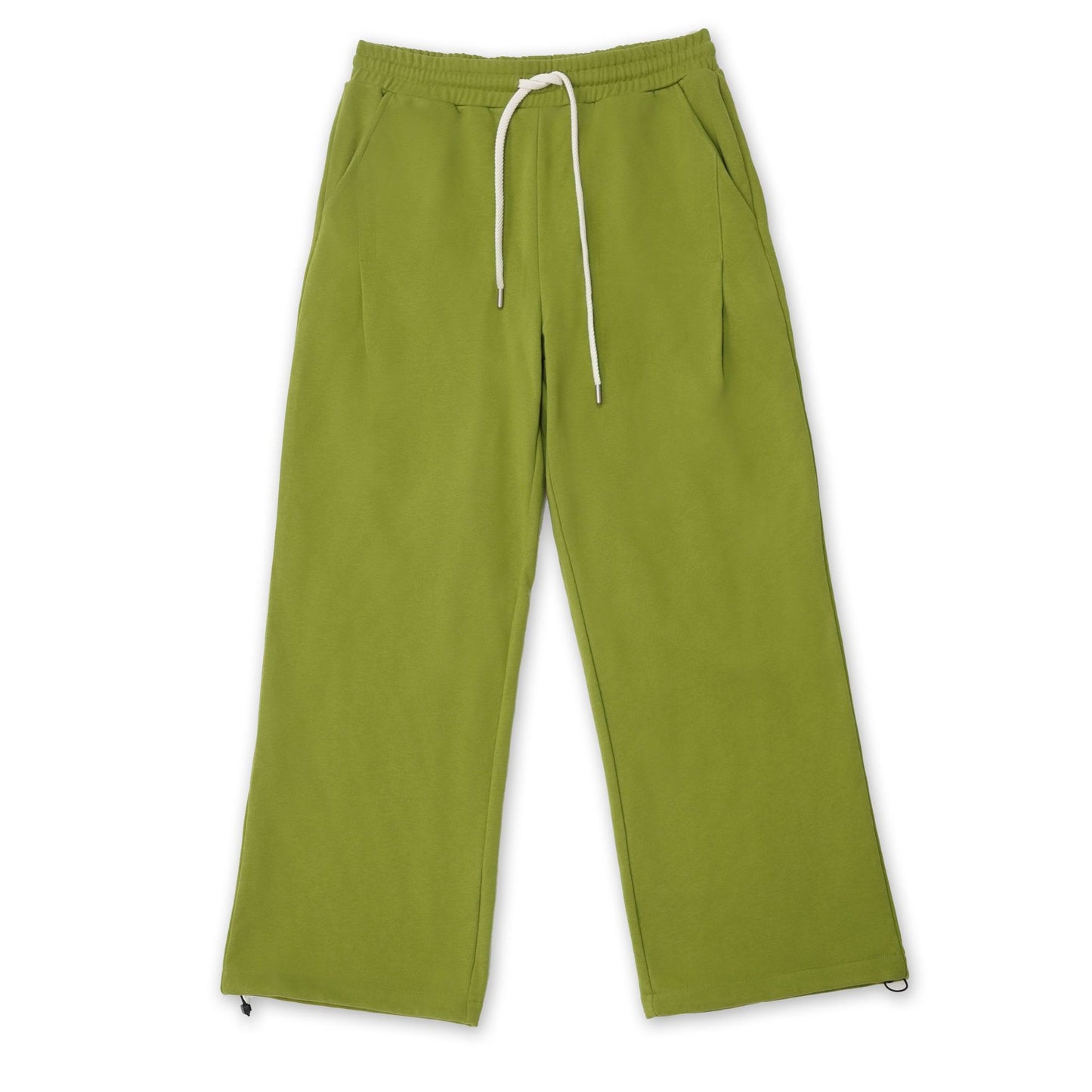 RFSD Men's 2025 Summer New Loose Terry Trousers Adjustable Buckle Ruffle Design Trendy Brand Straight Pants For Men SHW-439