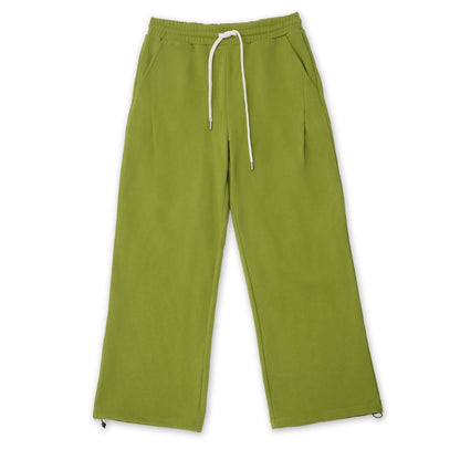 RFSD Men's 2025 Summer New Loose Terry Trousers Adjustable Buckle Ruffle Design Trendy Brand Straight Pants For Men SHW-439
