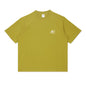 Spring and summer 2025 new American letter logo stitching contrast color design short sleeve T-shirt men loose SH-691