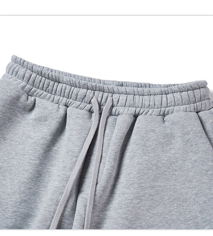 2023 Fall/Winter Solid Color Casual Fleece-lined Pants Fashion Brand Street Dance Suit Hiphop Foot Pants Men SHW-371