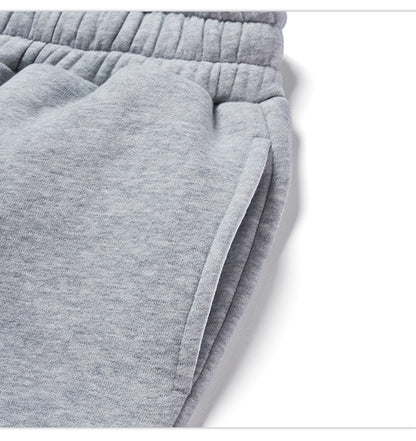2023 Fall/Winter Solid Color Casual Fleece-lined Pants Fashion Brand Street Dance Suit Hiphop Foot Pants Men SHW-371